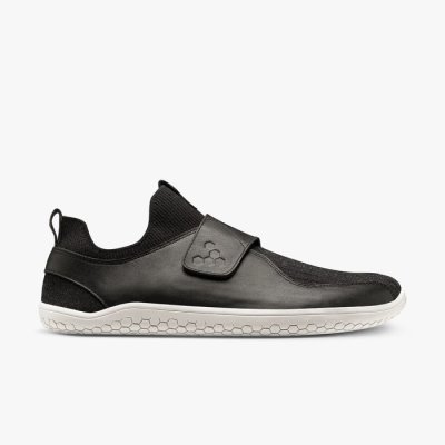 Vivobarefoot Primus Knit EZ - Naisten Vapaa-Ajankengät Mustat - BOW910453